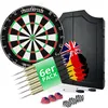 Image de Stagecaptain DBC-1775 BK BullsEye Cible de Fléchettes avec Armoire en bois