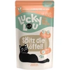 Image de 16x 125g Lucky Lou adulte volaille & lapin nourriture pour chat humide