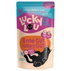 Image de 16x 125g Lucky Lou adulte volaille & canard nourriture pour chat humide