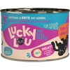 Image de 6x200g Lucky Lou Lifestage Adult volaille & canard nourriture pour chat humide