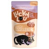 Image de 16x125g Lucky Lou Adult volaille et saumon nourriture pour chat humide