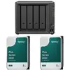Image de Synology DS925+ DiskStation + 16 TB 2x Plus 3.5"" SATA 6Gb/s Festplatte 8 TB (2 x 8 To), NAS, Noir