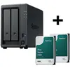 Image de Synology Disk Station DS725+ NAS-Server + Plus 3.5"" SATA 6Gb/s Festplatte 24 TB (2 x 12TB) (2 x 12 To), NAS