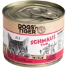 Image de 6x200g Dogs’n Tiger Adult boeuf fondant, nourriture humide pour chat