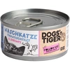 Image de 12 x 70g Dogs’n Tiger Cat Filet, filets de thon et crevettes, nourriture humide pour chat