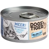 Image de 12 x 70g Dogs’n Tiger Cat Filet, filets de thon et de saumon, nourriture humide pour chat