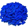 Image de LEGO Duplo 2x4 briques bleues - 80 pièces - blocs de construction de base 3011 NOUVEAU (3011)