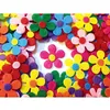 Image de Fleurs en feutre colorées, lot de 100 Eduplay