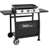 Image de Plancha Gaz sur Chariot Royal Gourmet - 3 Brûleurs Puissance 7.5kW - Plaque Amovible