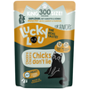 Image de 6x 300 g Lucky Lou LS Senior volaille nourriture humide pour chat