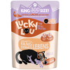 Image de 300g Adult volaille & saumon Lucky Lou nourriture humide pour chats