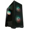 Image de LC-Power Bo?tier Micro-ATX 717B black USB3.2/Audio,sans alimentation (ATX, mATX, Mini-ITX), Boîtier PC, Noir