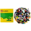 Image de LEGO City Mega-Bauspass 1000 bunte Bausteine, Sondersteine + 1 gruene Platte - NEU! Teile 1000x