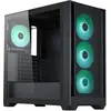 Image de Silentware Flow 110 ARGB bk (schwarz), Boîtier PC, Noir
