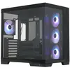 Image de Silentware View ARGB bk (schwarz), Boîtier PC, Noir
