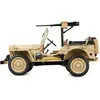 Image de Amewi Jeep Willys MB Scale Crawler 4WD 1:14 RTR sand (RTR Prêt à fonctionner)