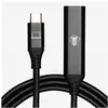 Image de Cobra CobraTether USB-C Extention 10m Black (10 m), Câble USB
