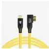 Image de Cobra CobraTether USB-C - USB-Micro-B Cable 10m Straight to 90  ellow (10 m), Câble USB