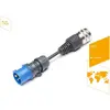 Image de Juice Technology, Voiture électrique : câble de recharge, Juice Booster Adapter Industriestecker (CEE16 bleu, 3.70 kW, 16 A)