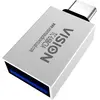 Image de Vision Adaptateur USB USB-C (M) vers USB type A (W) (USB-C), Station d’accueil + hub USB, Blanc