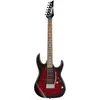 Image de Ibanez gitaar GRX70QATRB Transparent Rood (Guitare électrique, Bois de peuplier (matériau du corps), Bois de pin néo-zélandais (matériau de la touche), Érable (matériau du manche), Quilted Maple (matériau de pointe)), Guitare, Rouge