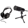 Image de Pack Microphone podcast Zoom ZDM-1PMP Noir