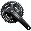 Image de Shimano pédalier Altus M311 7/8S 48-38-28T 170 mm noir