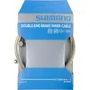 Image de Shimano câble de frein intérieur 1,6 mm x 2050 mm acier inoxydable argent 10 pièces