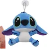Image de Peluche Pendentif Stitch avec Ventouse - Bleu & Blanc 12cm