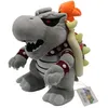 Image de Peluche Super Mario - Bowser Gris 27cm