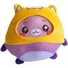 Image de Peluche LankyBox Foxy Renard FONGWAN doux poupées pour Enfant Mauve 35 cm