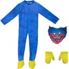 Image de Ensemble de Déguisement Cosplay en Peluche Poppy Playtime FONGWAN pour Enfants, Bleu,M(110-120cm)