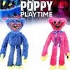 Image de 2Pcs Poppy Playtime Huggy Wuggy en Peluche animé Poupée 40cm FONGWAN- Bleu+Rose