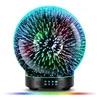 Image de 3d humidificateur d'air de version d'huile essentielle ultrasonique d'aromathérapie 100ml avec 7 veilleuses couleurs cadeau de noël