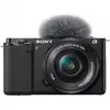 Image de Sony Alpha ZV-E10 Kit (16 - 50 mm, 24 Mpx, APS-C / DX), Appareil photo, Noir