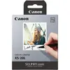 Image de Canon XS-20L Jeu d'encres et d'étiquettes (7,2 x 8,5 cm, 20 pcs), Papier photo, Blanc