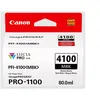 Image de Canon PFI-4100 MBK - 80 ml - noir mat - original - boîte de suspension - réservoir d'encre - pour imagePROGRAF PRO-1100
