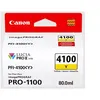 Image de Canon PFI-4100 Y - 80 ml - jaune - original - boîte de suspension - réservoir d'encre - pour imagePROGRAF PRO-1100