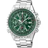 Image de Casio, Montre, Edifice, Argent, Vert, (Chronographe, Horloge analogique, 45.50 mm)