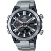 Image de Casio, Montre, ECB-2000D-1A, Argent, Noir, (Horloge analogique, Horloge numérique, 48 mm)
