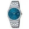 Image de Montre analogique Casio Timeless MTP-B145D acier bleu 40 mm 5 bar