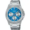 Image de Casio, Montre, MTP-1375PD-2A2VEF Timeless, Argent, Bleu, (Horloge analogique, 43.80 mm)