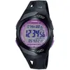 Image de Casio, Montre, Digital STR-300-1CEG Retro Sport, Noir, Violet, Gris, (Chronographe, Horloge numérique, 35 mm)