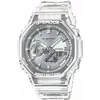 Image de Casio, Montre, GA-2100BM-7A8ER, Blanc, Transparent, Argent, (Chronographe, Horloge analogique, 45 mm)