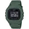 Image de Casio, Montre, W-218H-3BVEF, Vert, Noir, (Chronographe, 43 mm)