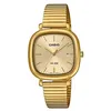 Image de Montre analogique Casio LTP-B166G-9AV dorée 30 mm acier quartz