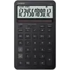 Image de Casio, Calculatrice, JW-200DQ-BK schwarz (Fonctionnement sur piles, Panneau solaire)