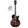 Image de Ibanez Artcore Expressionist AG95QA Dark Brown Sunburst semi-akoestische gitaar (Guitare électrique), Guitare, Marron