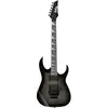 Image de Ibanez Chitarra Elettrica RG (Guitare électrique, Corps en bois de peuplier, Manche en érable, Touche en bois pourpre), Guitare, Noir, Transparent