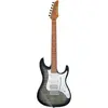 Image de Ibanez Guitare électrique AZ22S1F, finition « Black Sunburst » transparente (Guitare électrique, Torréfacteur Érable), Guitare, Noir, Transparent